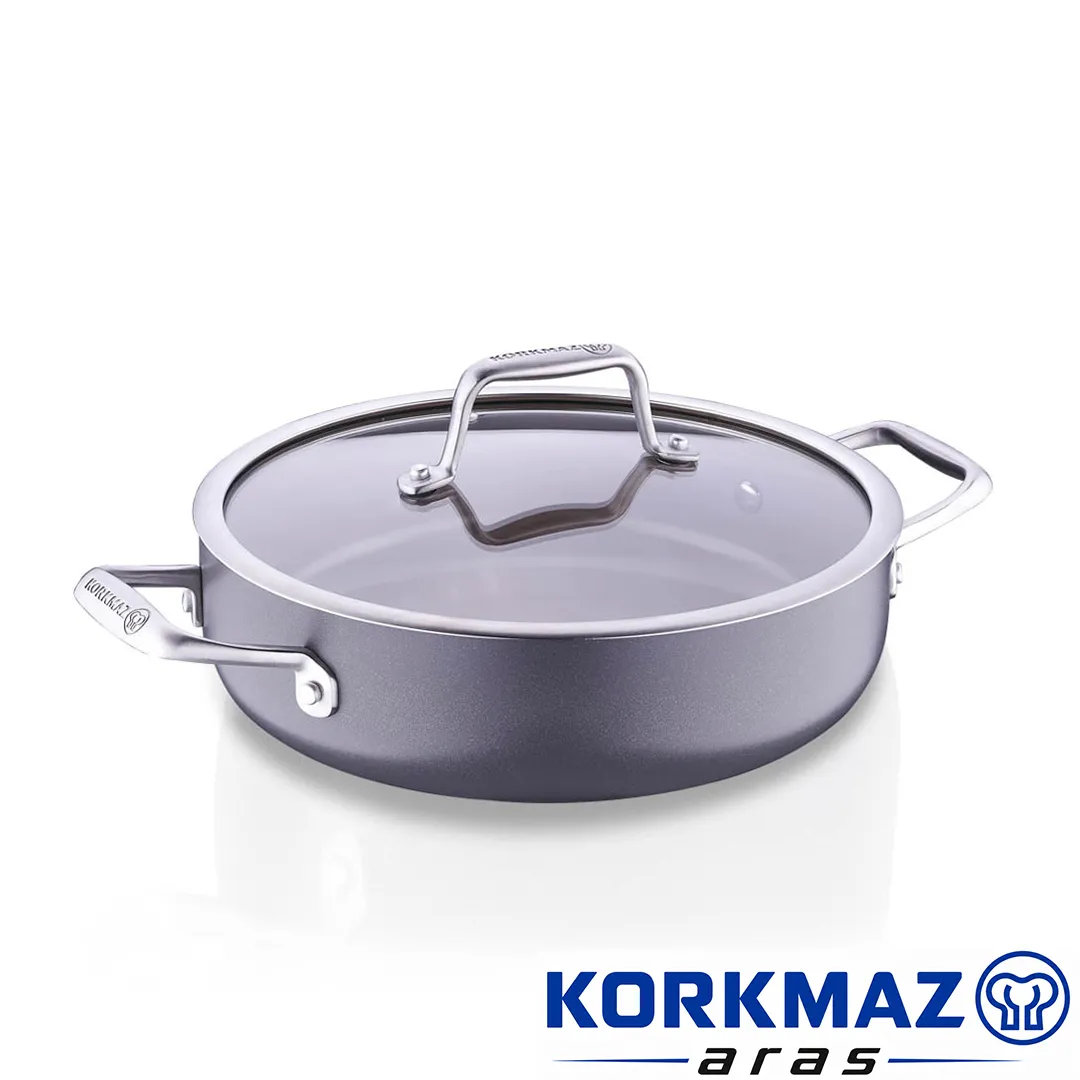 ماهیتابه کرکماز korkmaz مدل Boena کد A3954 سایز 24×7 - Image 3