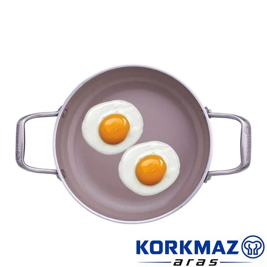 ماهیتابه املت پز کرکماز korkmaz مدل Boena کد A3964 سایز 20 - Image 3